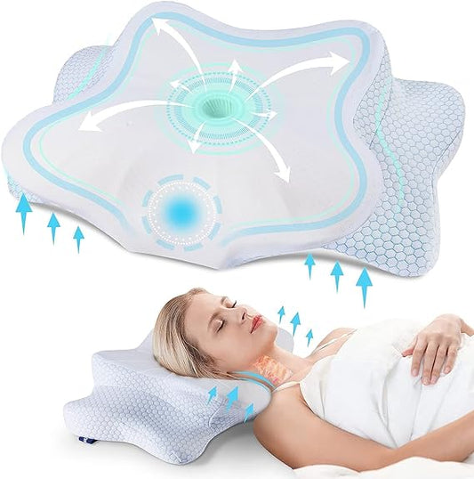 Ergonomic Butterfly Deep Sleep Pillow